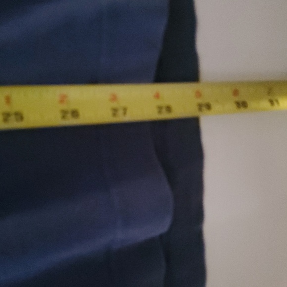 Vintage Lands End Mens Longsleeve Polo Size Medium Cotton Rugby Style Navy - Picture 11 of 11